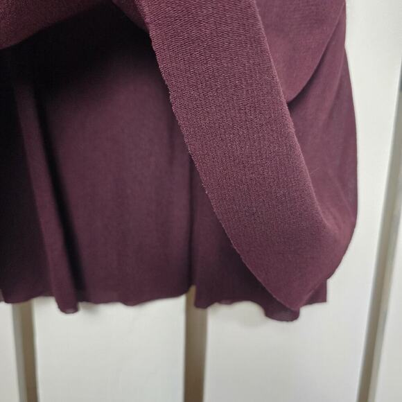 Weston Wear Sheer Silk Blend Purple Babydoll Sweetheart Top Size L Whimsigoth - Picture 5 of 9